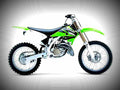 Kawasaki KX 125 2004 1 motorbike A4 Photo Print
