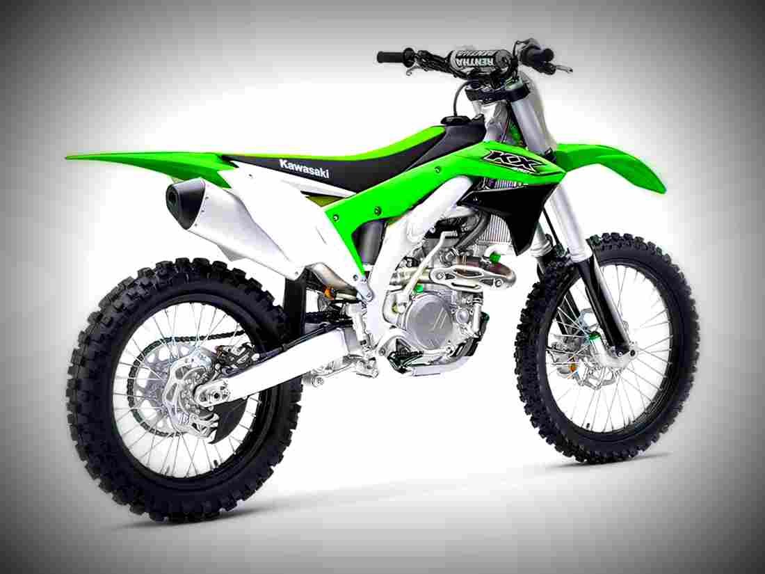 Kawasaki KX 450F 2017 1 motorbike A4 Photo Print
