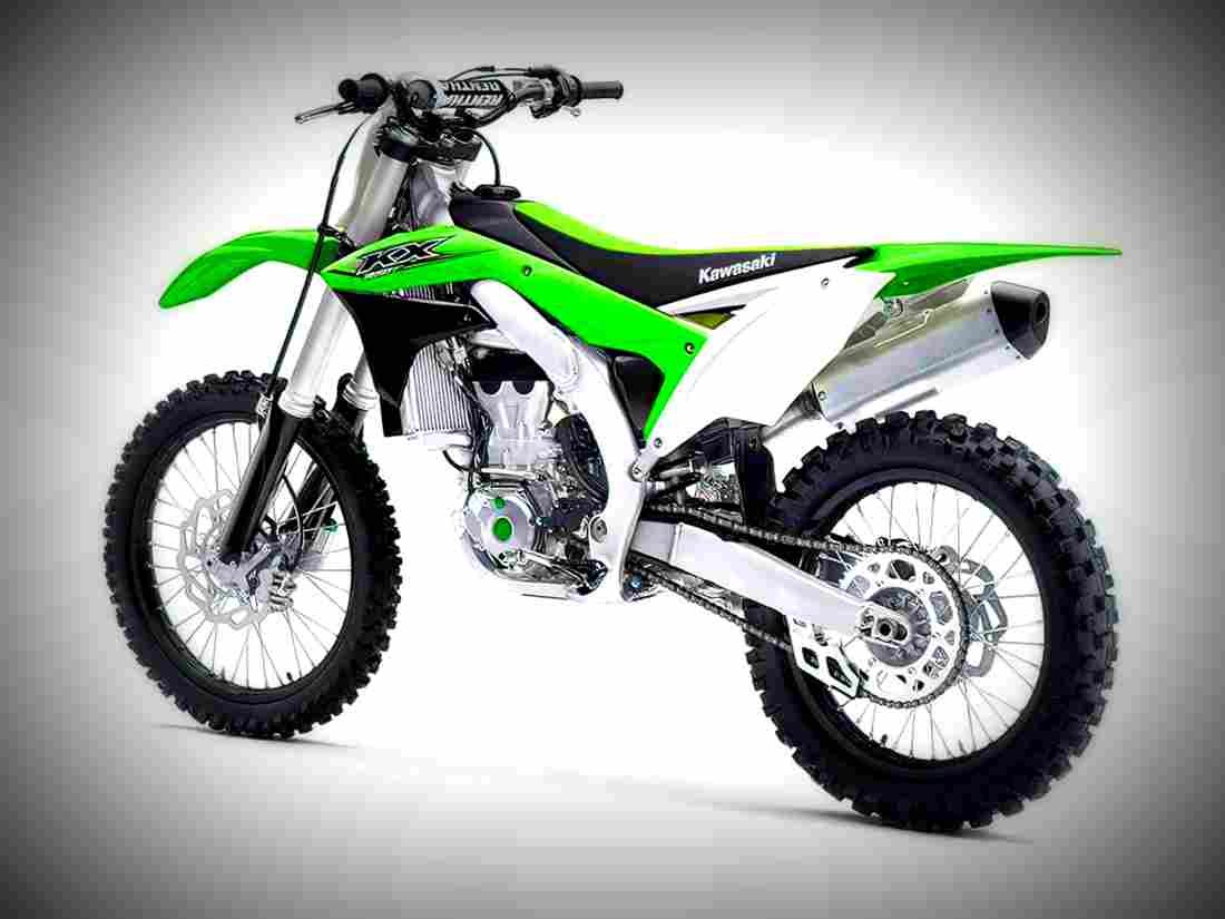 Kawasaki KX 450F 2017 3 motorbike A4 Photo Print