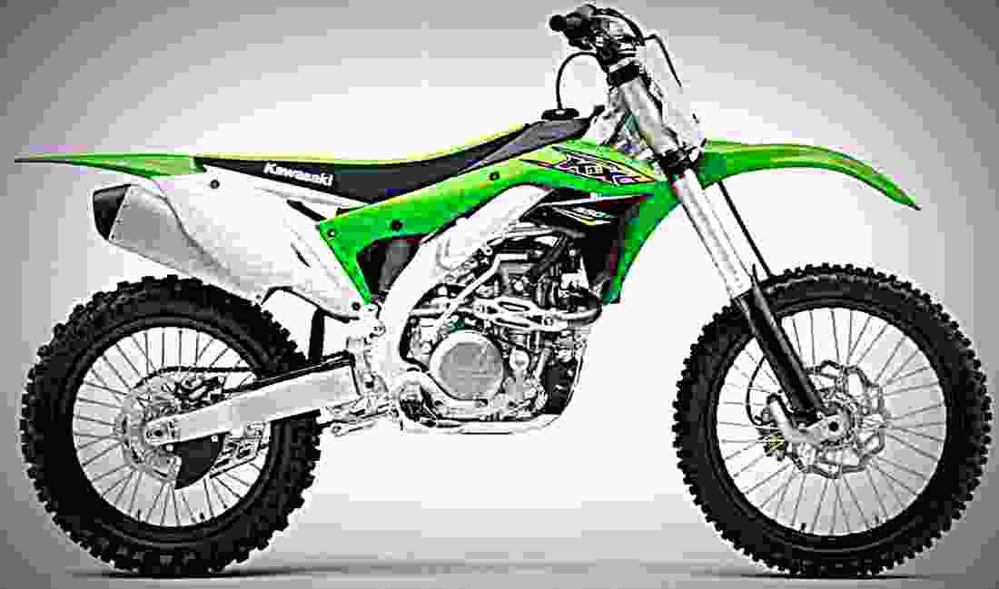 Kawasaki KX 450F 2018 1 motorbike A4 Photo Print