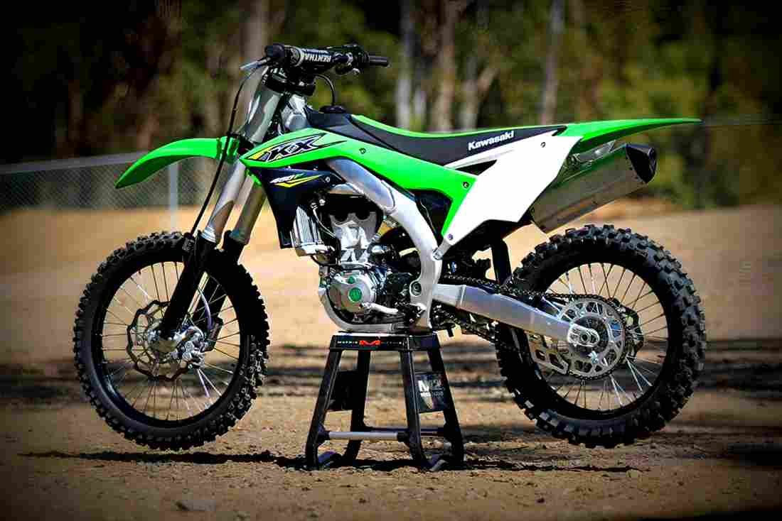 Kawasaki KX 450F 2018 2 motorbike A4 Photo Print