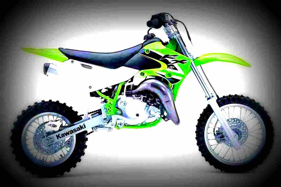 Kawasaki KX 65 2002 2 motorbike A4 Photo Print
