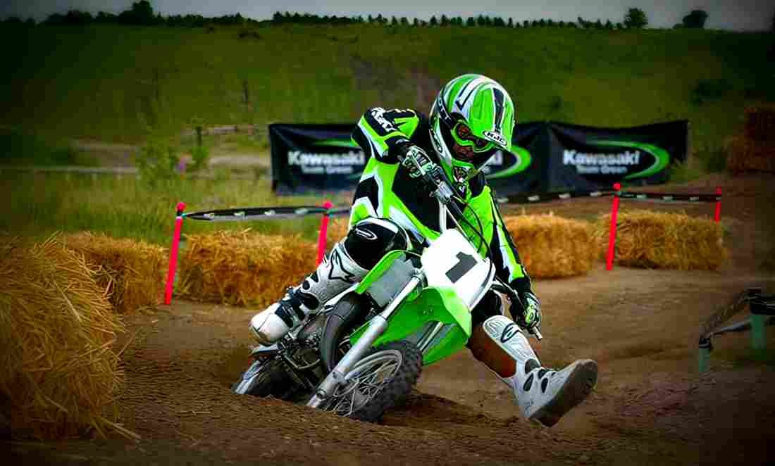 Kawasaki KX 65 2004 1 motorbike A4 Photo Print