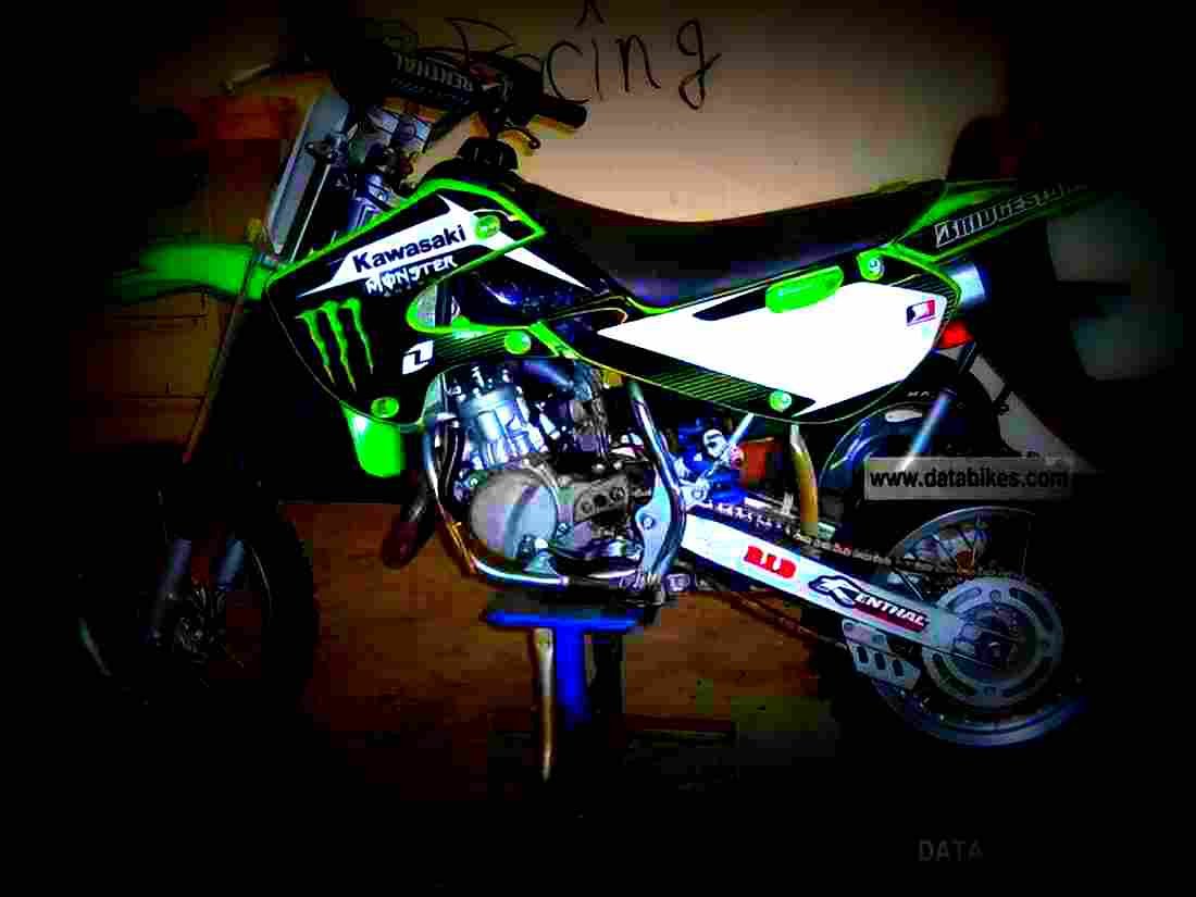 Kawasaki KX 65 2004 2 motorbike A4 Photo Print