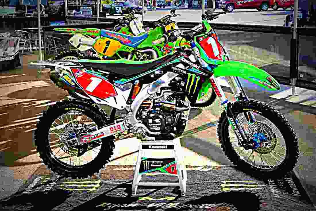 Kawasaki KX 65 2009 5 motorbike A4 Photo Print