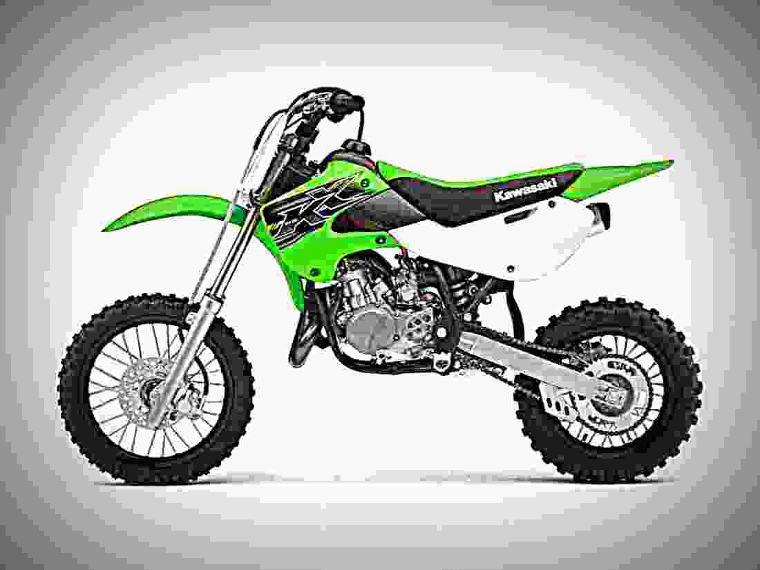 Kawasaki KX 65 2019 2 motorbike A4 Photo Print