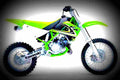 Kawasaki KX 85 2002 1 motorbike A4 Photo Print