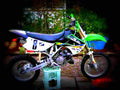 Kawasaki KX 85 2004 2 motorbike A4 Photo Print