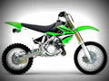 Kawasaki KX 85 2004 3 motorbike A4 Photo Print