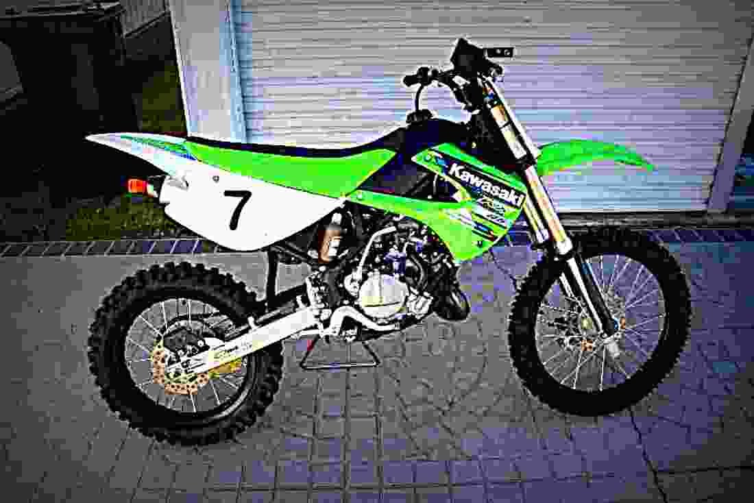 Kawasaki KX 85 II 2002 5 motorbike A4 Photo Print