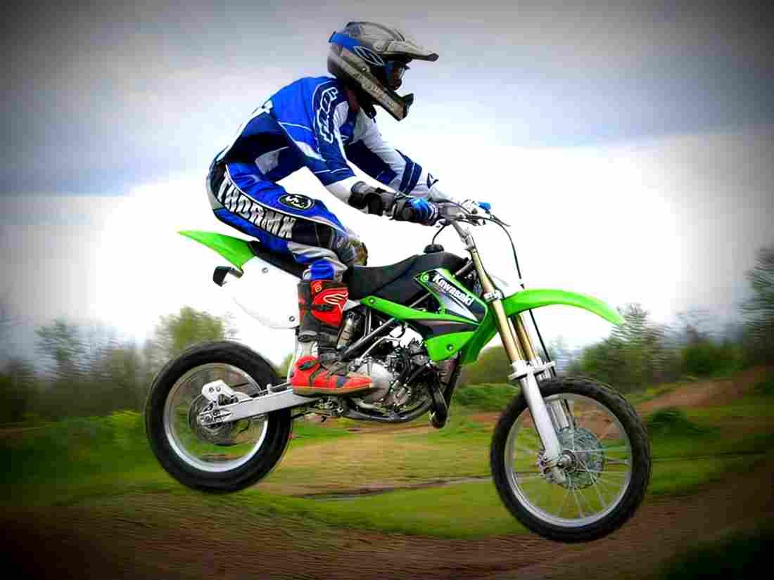 Kawasaki KX 85 II 2004 4 motorbike A4 Photo Print