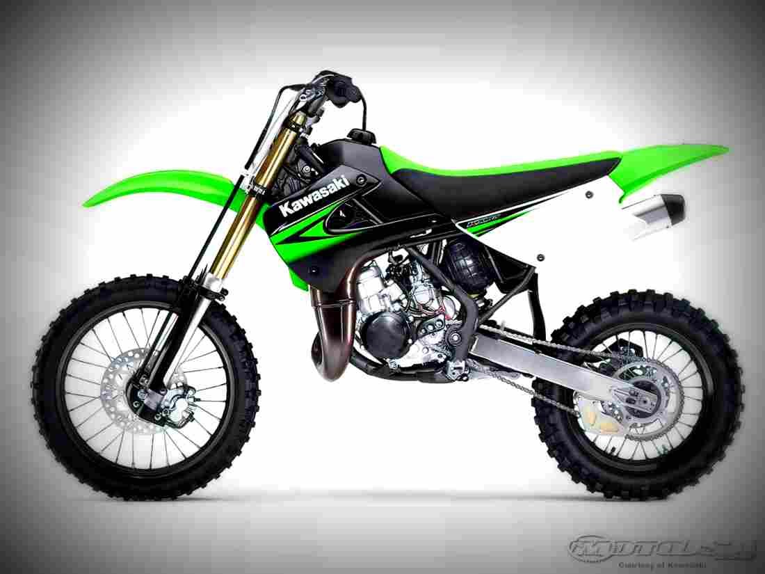 Kawasaki KX 85 II 2004 5 motorbike A4 Photo Print