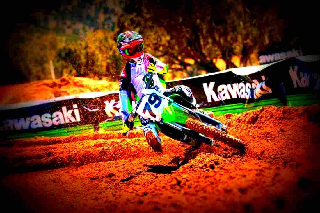 Kawasaki KX 85 II 2019 3 motorbike A4 Photo Print