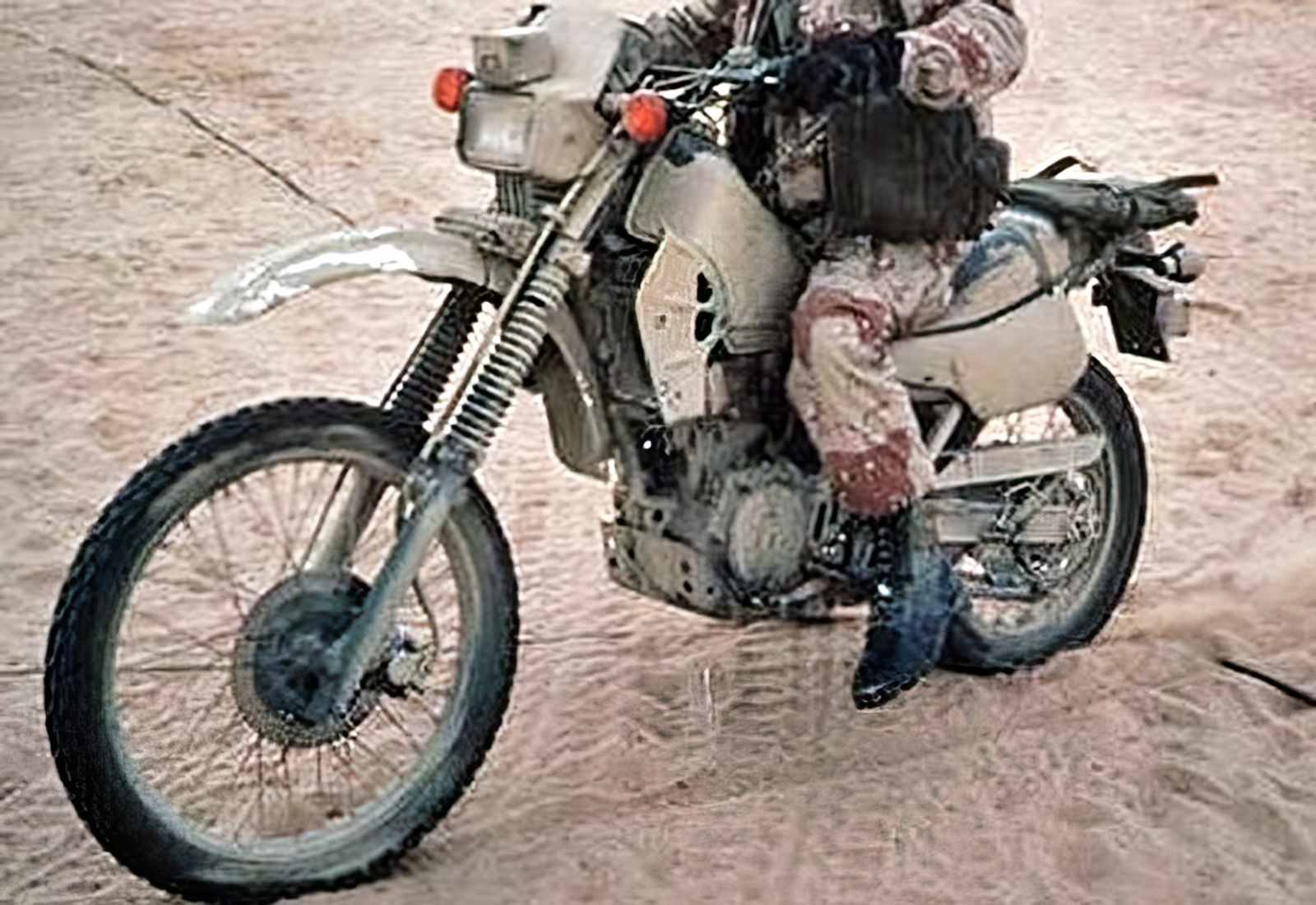 Kawasaki Klr250 Military Motorcycle A4 Photo Print