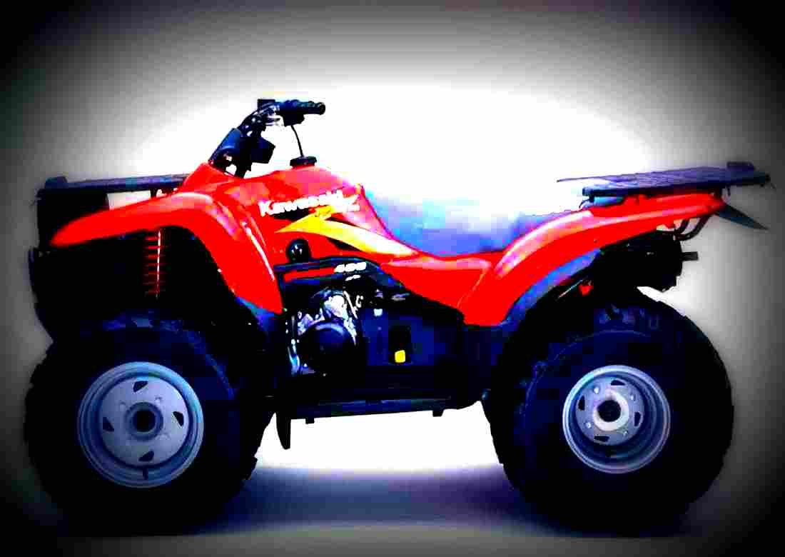 Kawasaki MOJAVE 250 2000 3 motorbike A4 Photo Print