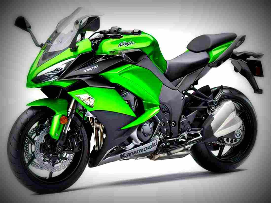 Kawasaki Ninja 1000 ABS 2017 2 motorbike A4 Photo Print