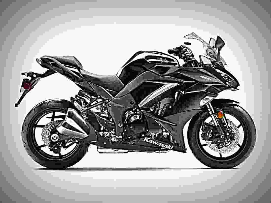Kawasaki Ninja 1000 ABS 2019 1 motorbike A4 Photo Print