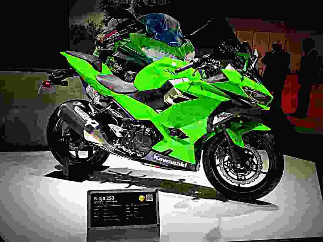Kawasaki Ninja 250 2018 1 motorbike A4 Photo Print