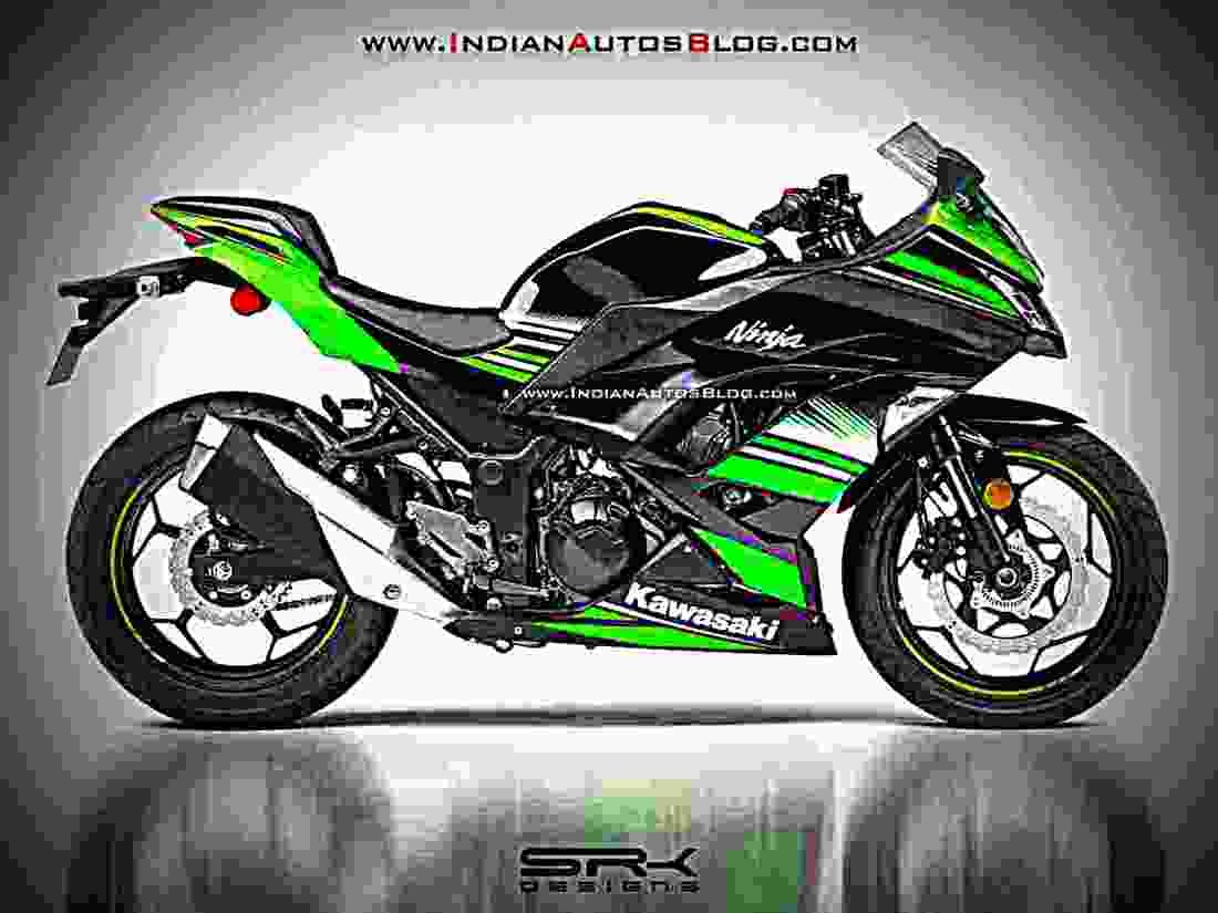 Kawasaki Ninja 250 2018 4 motorbike A4 Photo Print