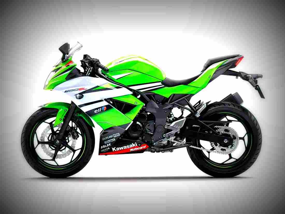 Kawasaki Ninja 250SL 2017 4 motorbike A4 Photo Print