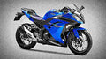Kawasaki Ninja 300 2017 2 motorbike A4 Photo Print