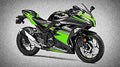 Kawasaki Ninja 300 KRT Edition 2017 1 motorbike A4 Photo Print