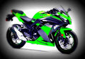 Kawasaki Ninja 300 Ninja 300 4 motorbike A4 Photo Print