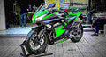 Kawasaki Ninja 300 Performance 2017 3 motorbike A4 Photo Print