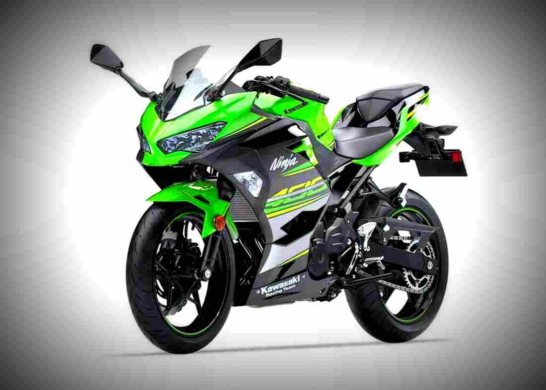 Kawasaki Ninja 400 2018 3 motorbike A4 Photo Print