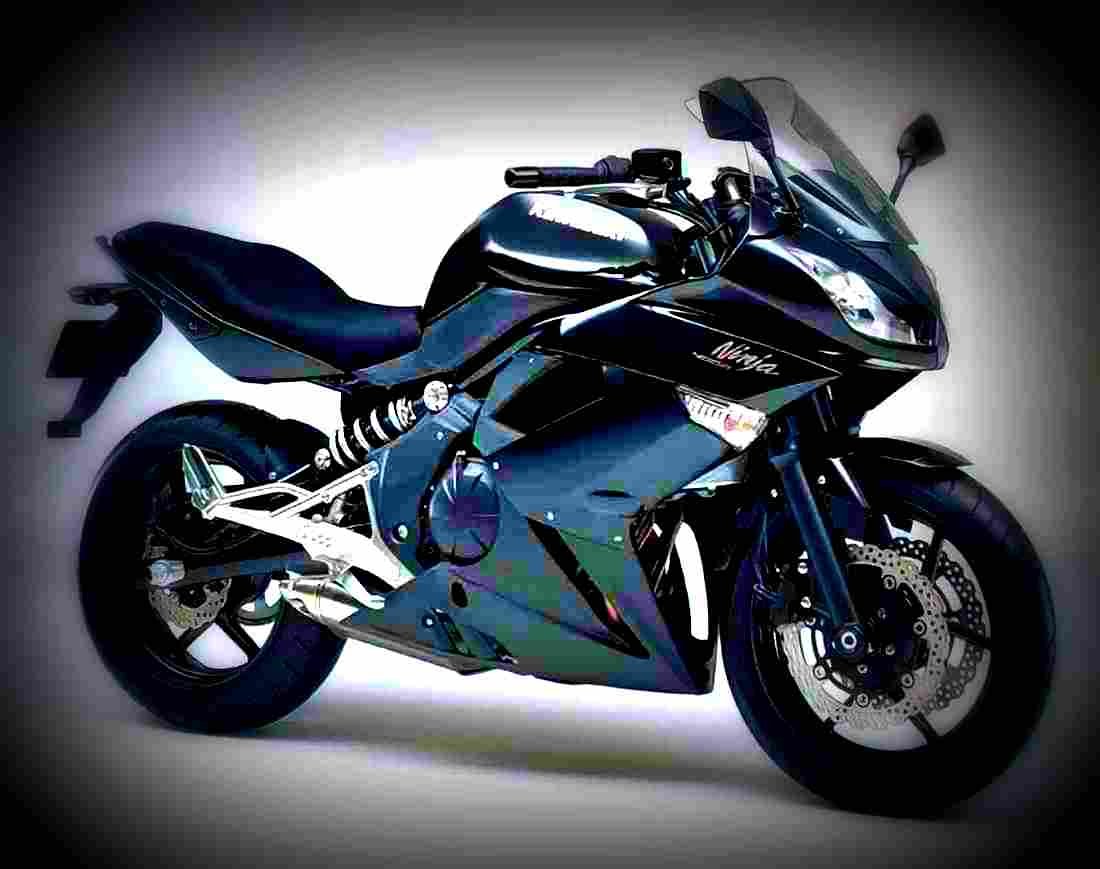 Kawasaki Ninja 400R 400cc 6 motorbike A4 Photo Print