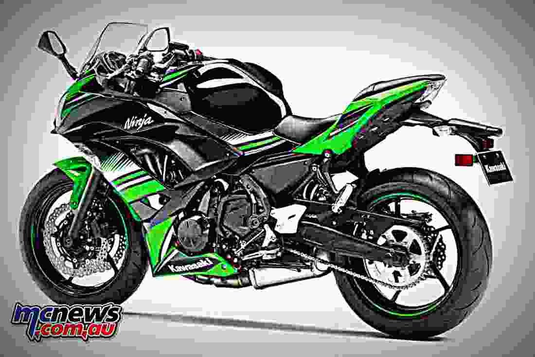 Kawasaki Ninja 650 2017 1 motorbike A4 Photo Print