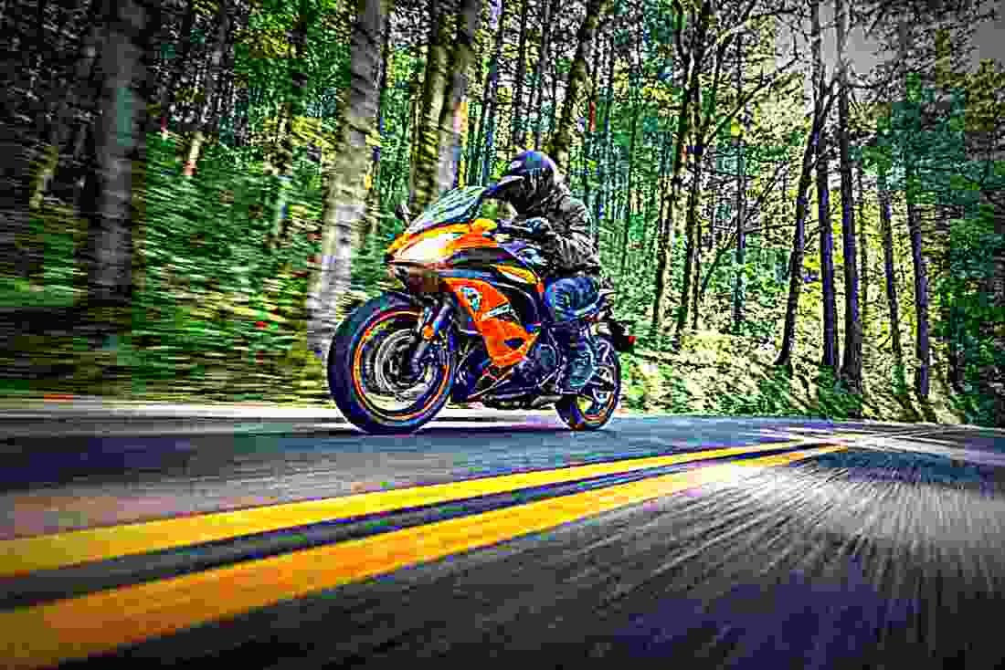 Kawasaki Ninja 650 ABS 2019 2 motorbike A4 Photo Print