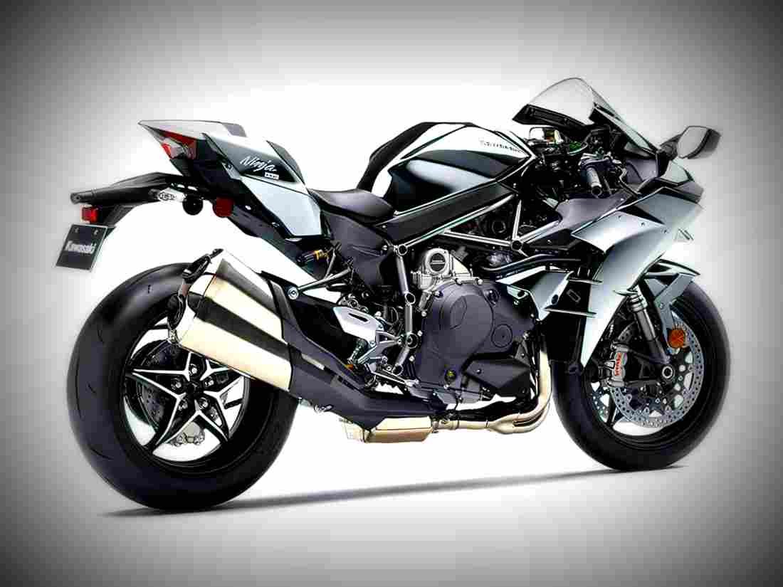 Kawasaki Ninja H2 2017 2 motorbike A4 Photo Print