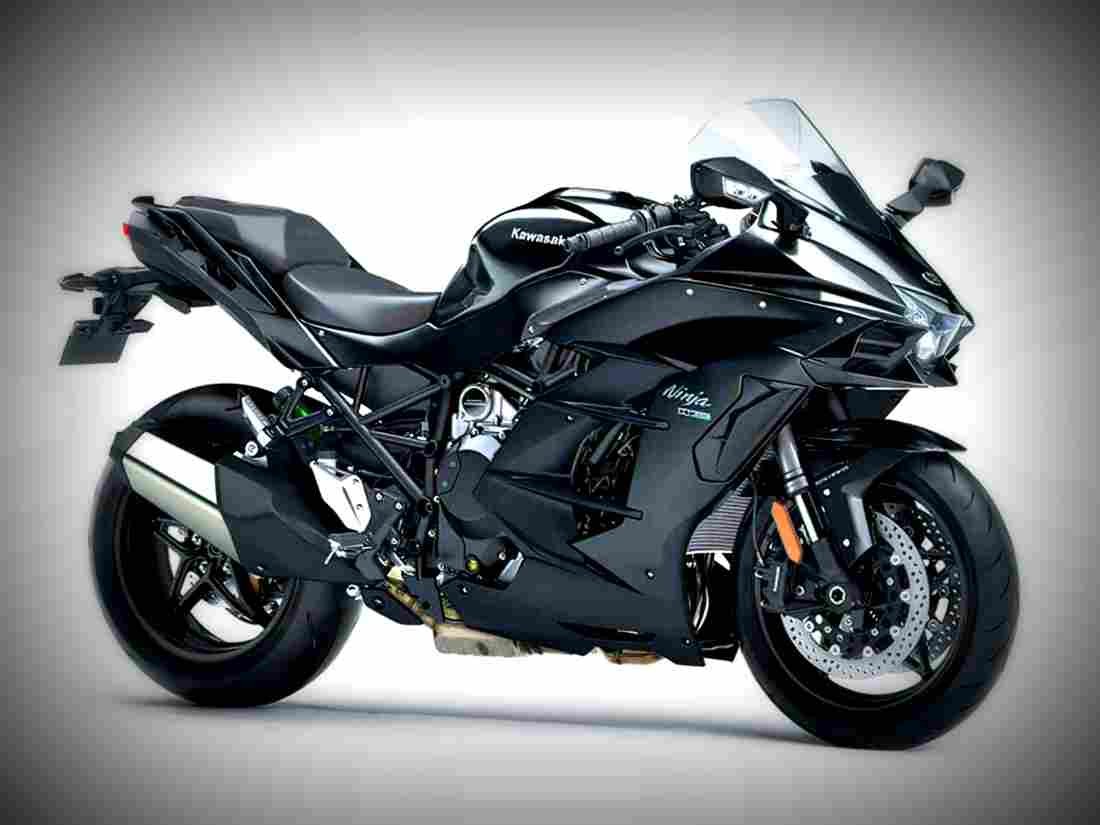 Kawasaki Ninja H2 2018 3 motorbike A4 Photo Print