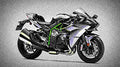 Kawasaki Ninja H2 Carbon 2017 1 motorbike A4 Photo Print