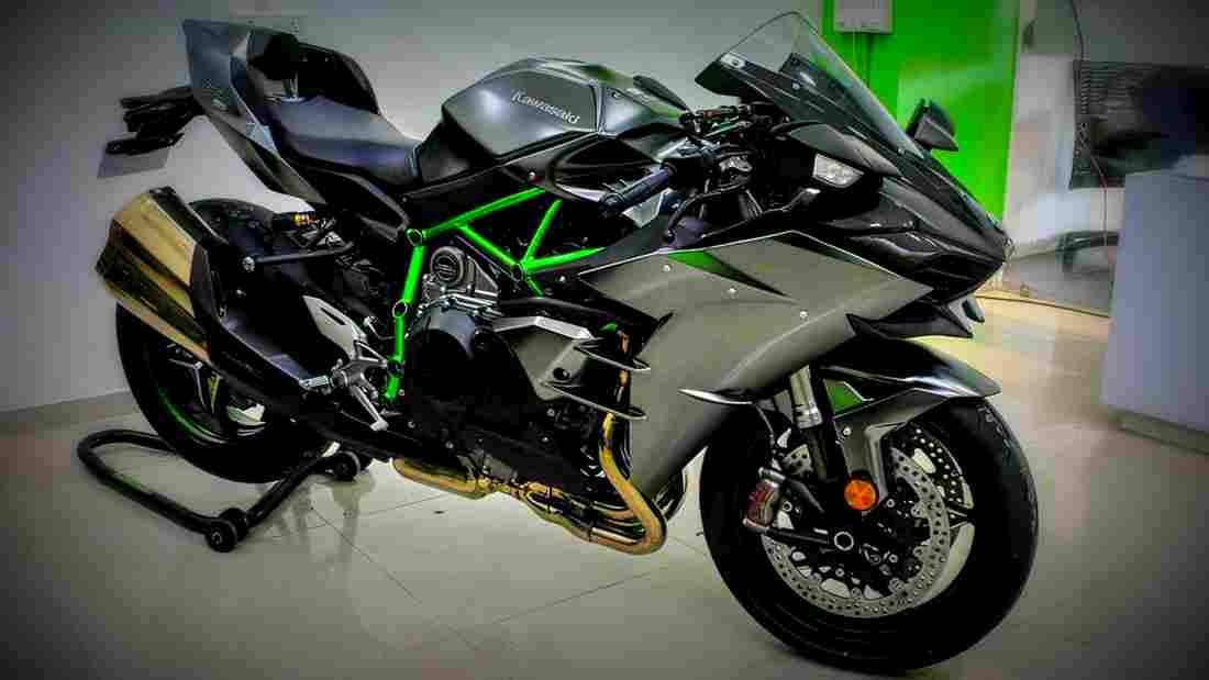 Kawasaki Ninja H2 Carbon 2018 1 motorbike A4 Photo Print