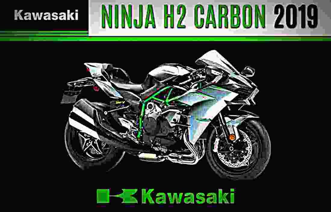 Kawasaki Ninja H2 Carbon 2019 2 motorbike A4 Photo Print