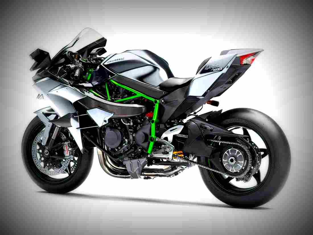Kawasaki Ninja H2 R 2018 1 motorbike A4 Photo Print
