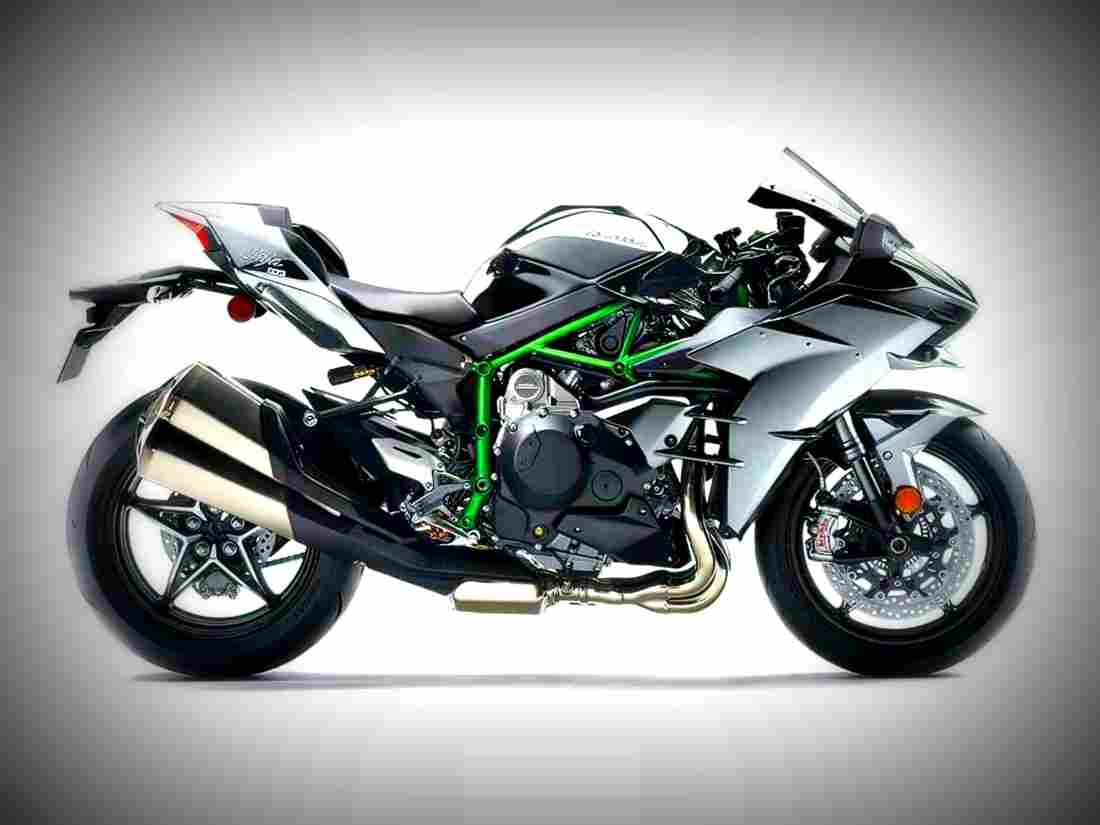 Kawasaki Ninja H2 R 2018 4 motorbike A4 Photo Print