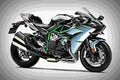 Kawasaki Ninja H2 R 2019 3 motorbike A4 Photo Print