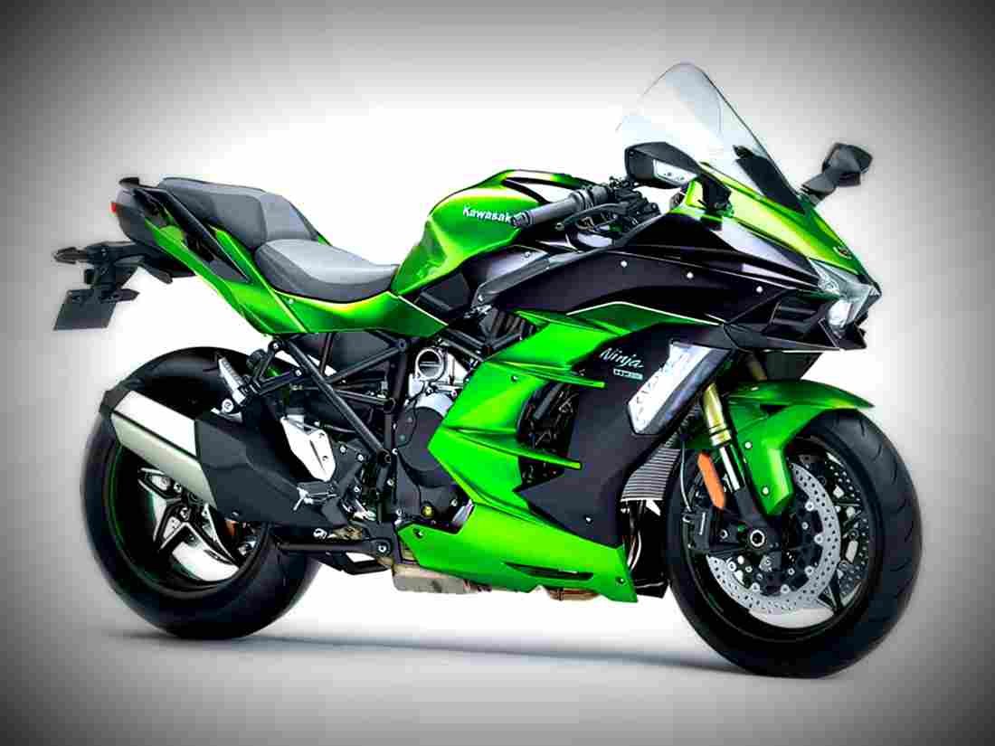 Kawasaki Ninja H2 SX 2018 2 motorbike A4 Photo Print