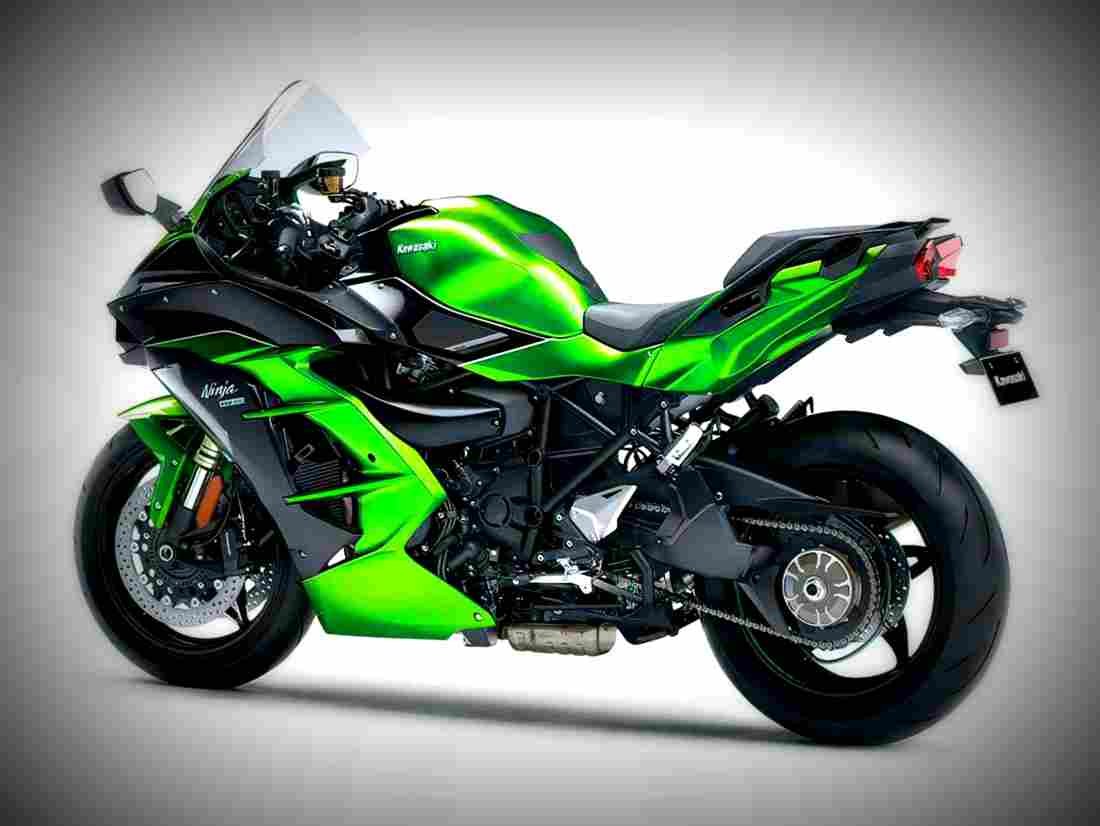 Kawasaki Ninja H2 SX 2018 3 motorbike A4 Photo Print