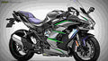 Kawasaki Ninja H2 SX 2019 3 motorbike A4 Photo Print