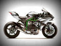 Kawasaki Ninja H2R 2017 2 motorbike A4 Photo Print