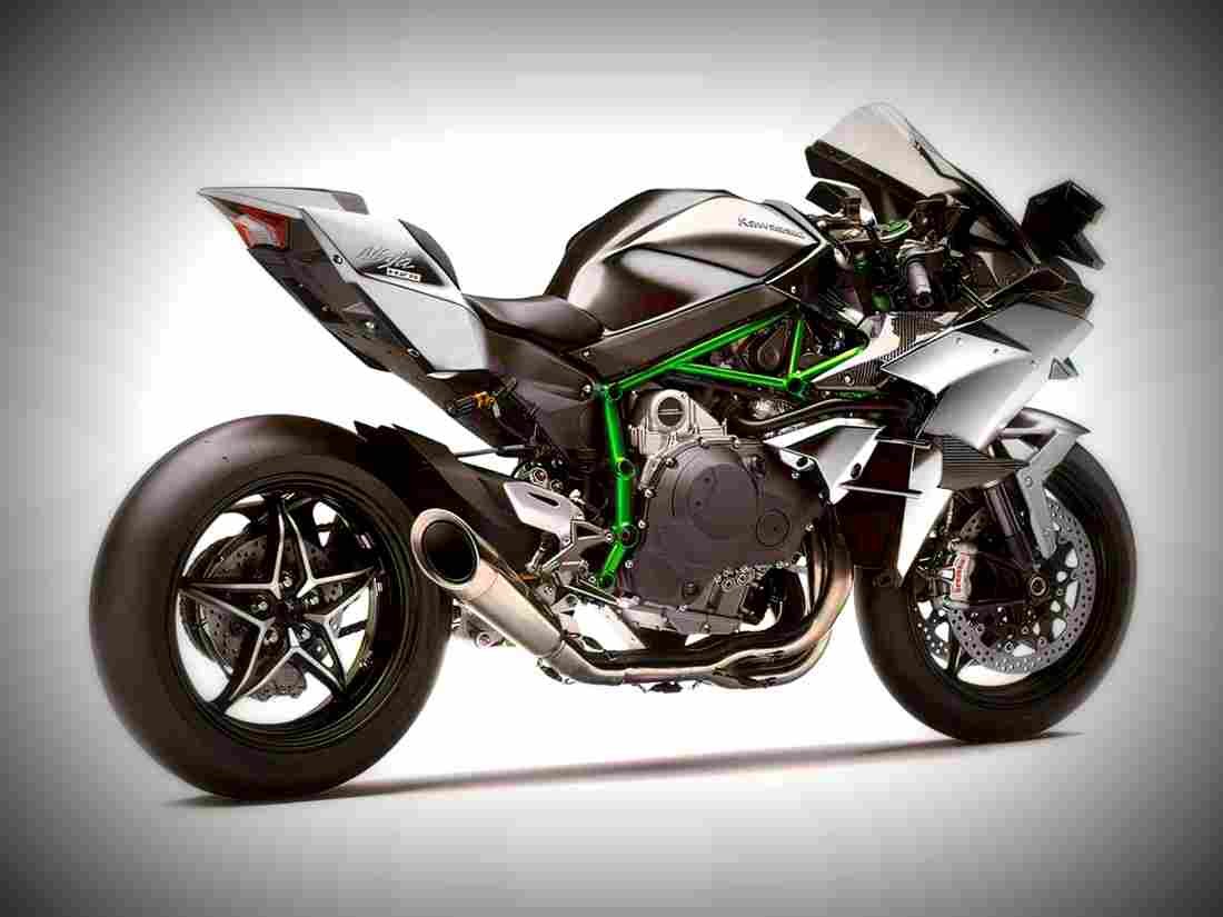 Kawasaki Ninja H2R 2017 4 motorbike A4 Photo Print
