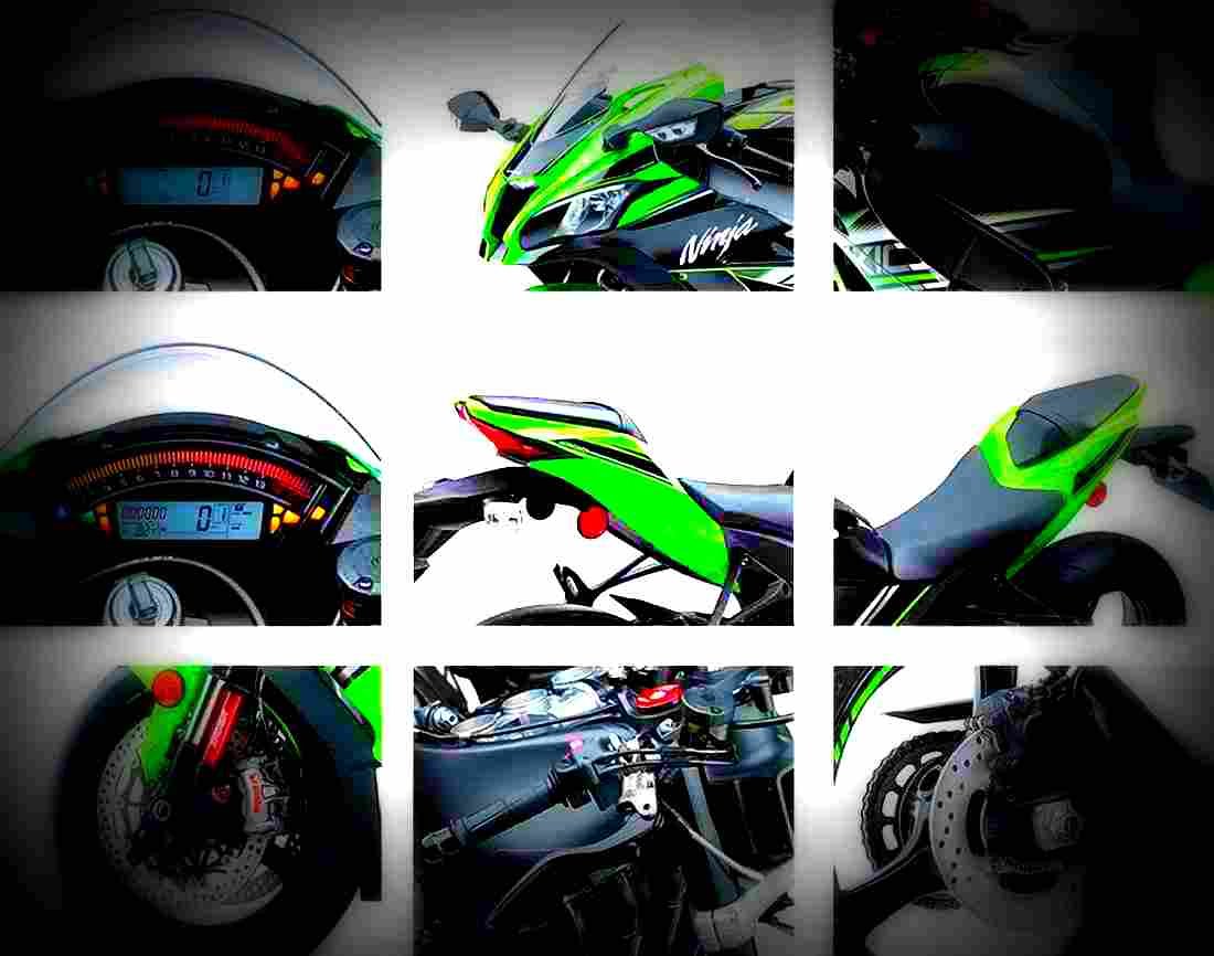 Kawasaki Ninja ZX 10R KRT Edition 2017 2 motorbike A4 Photo Print