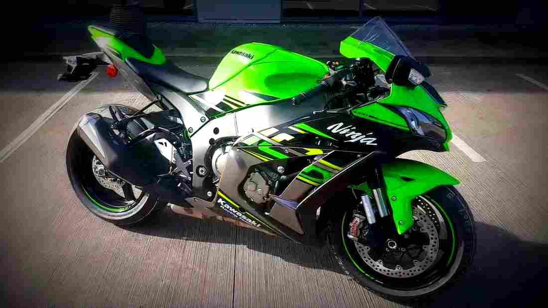 Kawasaki Ninja ZX 10R KRT Edition 2018 1 motorbike A4 Photo Print