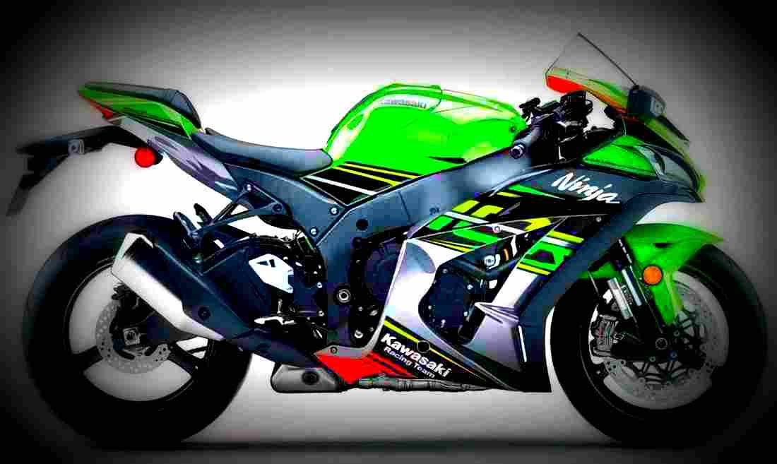 Kawasaki Ninja ZX 10R KRT Replica 2019 1 motorbike A4 Photo Print