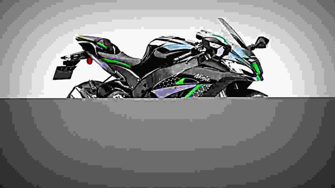 Kawasaki Ninja ZX 10R SE 2019 2 motorbike A4 Photo Print