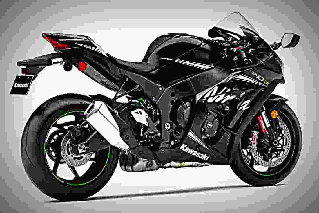 Kawasaki Ninja ZX 10RR 2017 1 motorbike A4 Photo Print